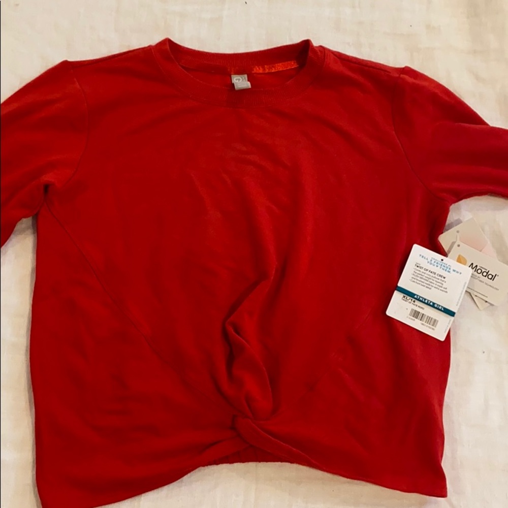 Athleta girl twist of fate crew